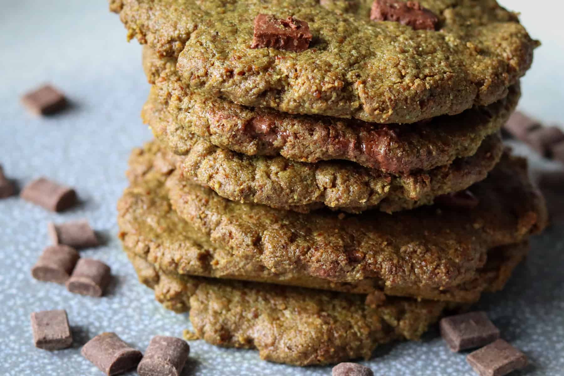 pumpkin seed chocolate chunk cookies