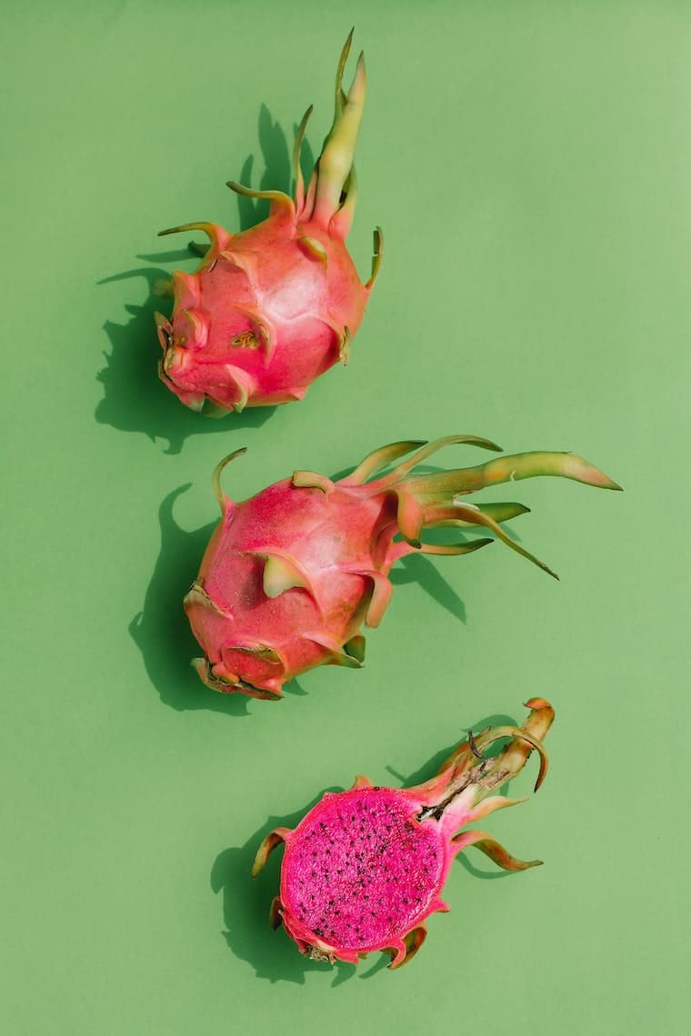 pink dragonfruits