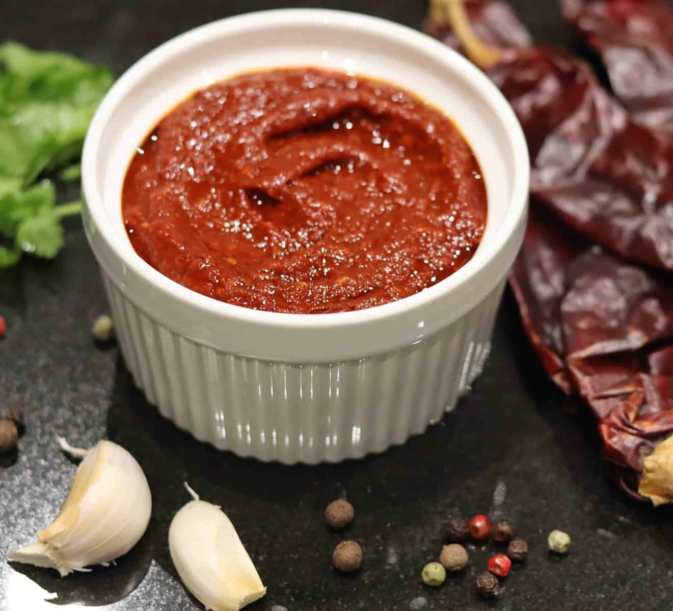 Guajillo chilli sauce