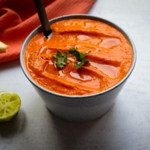 The BEST garlicky red pepper sauce