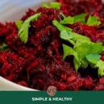 Beetroot stir fry