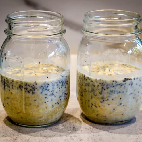 oats mixture for overnight oats