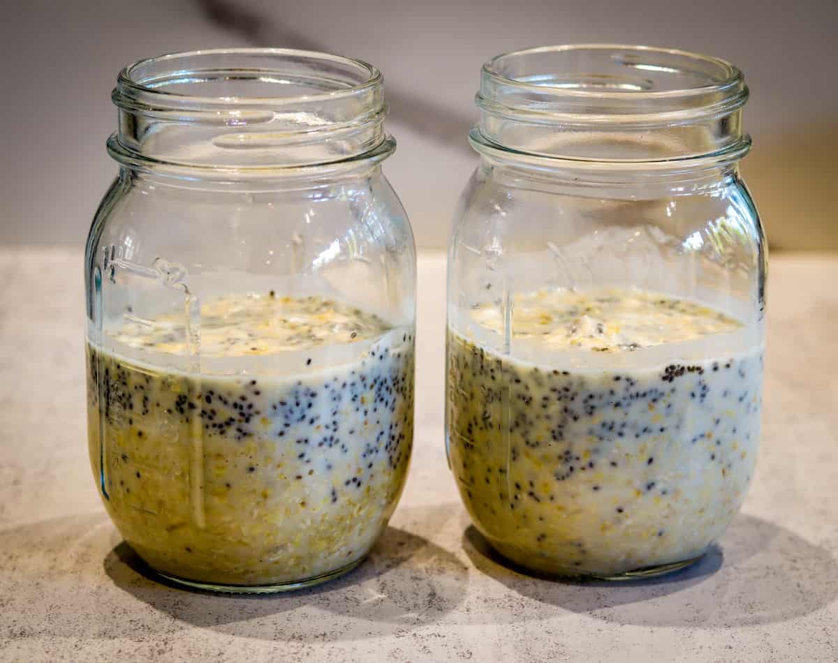 Oats mixture for overnight oats
