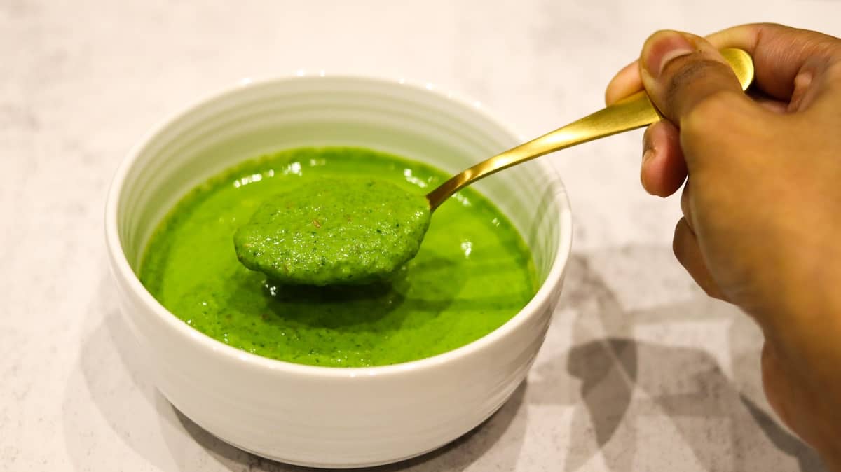 Watercress chutney