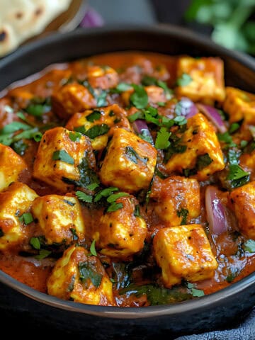 Achari Naan with Garlic Naan